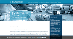 Desktop Screenshot of immunocore.com
